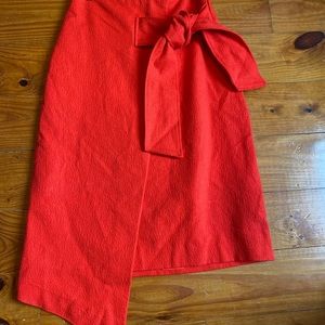 Anthropologie Maeve Asymmetrical Wrap Mini Skirt